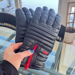 Fila Black and Red Men's Gloves